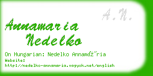 annamaria nedelko business card